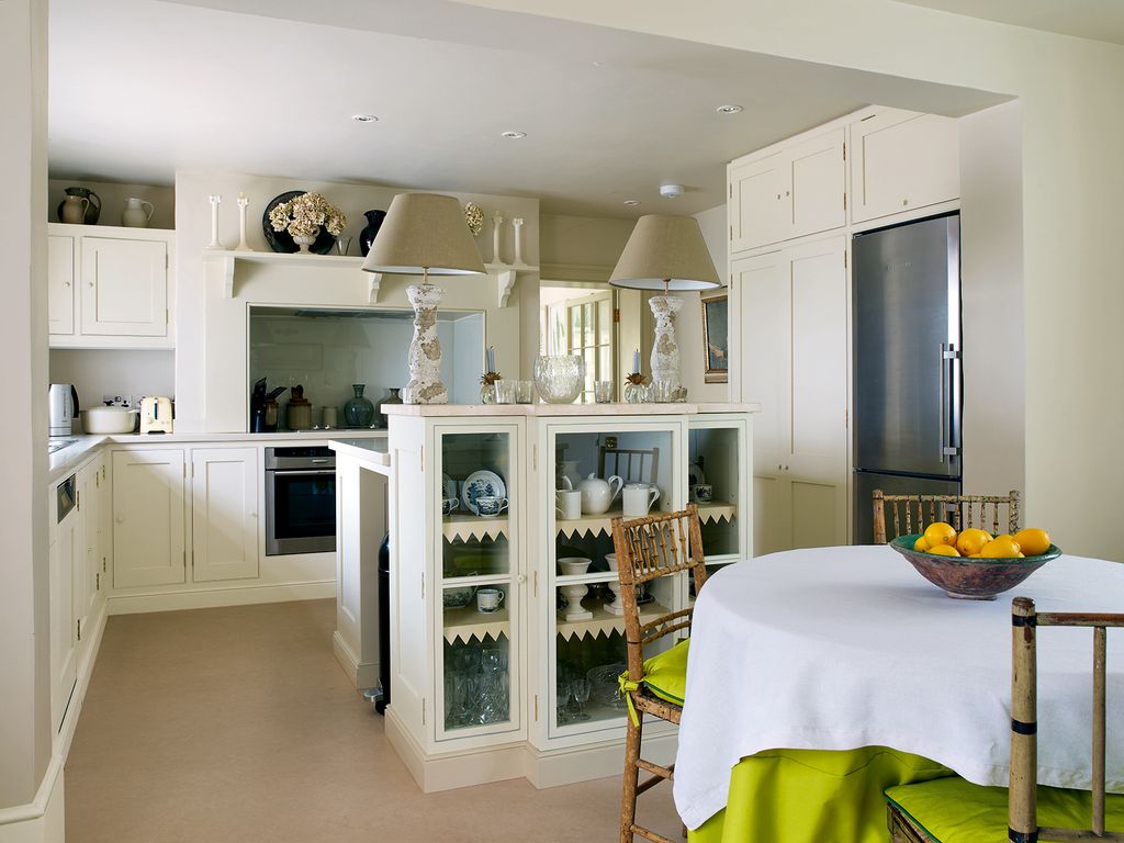 The kitchen units were all custom designed by George and made by Scope Joinery of Beeston.
