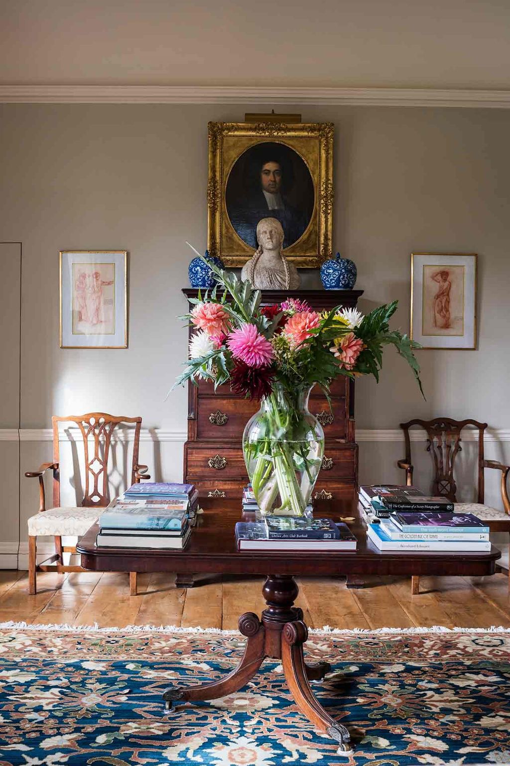 Drawing Room Table Newbuild Jacobeanstyle Manor | Real Homes