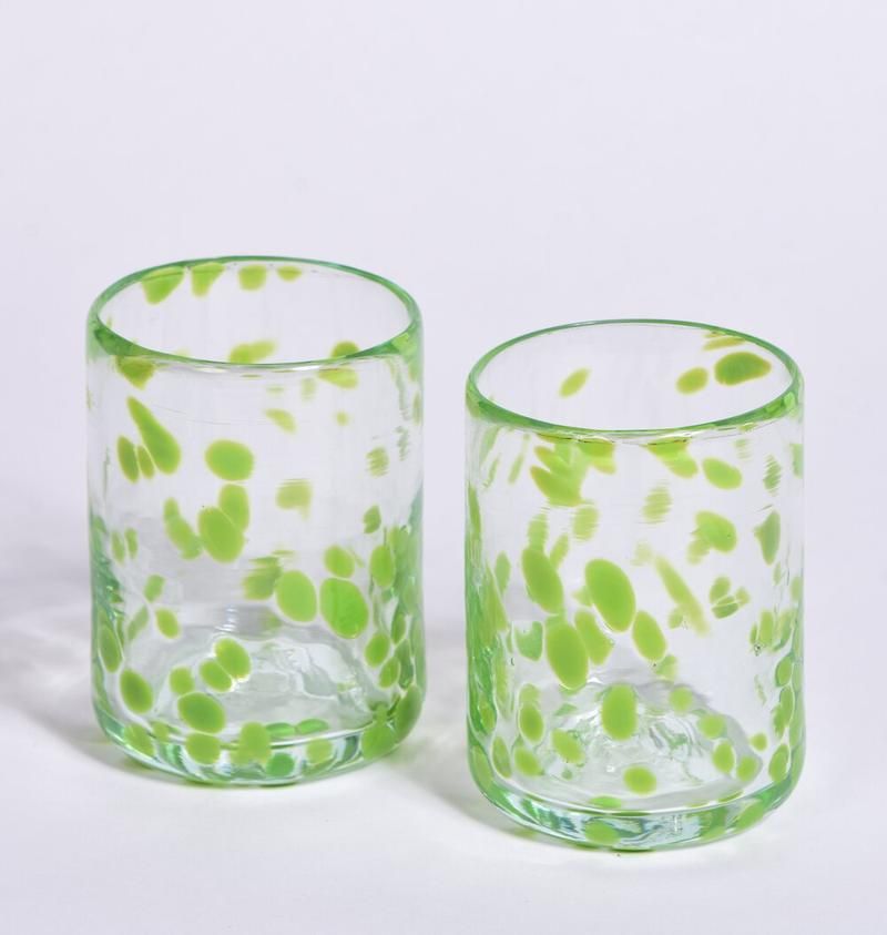 Handblown Water Tumbler 16 from Fiona Finds.  These tumblers are handblown in the Balearics in a small family owned...