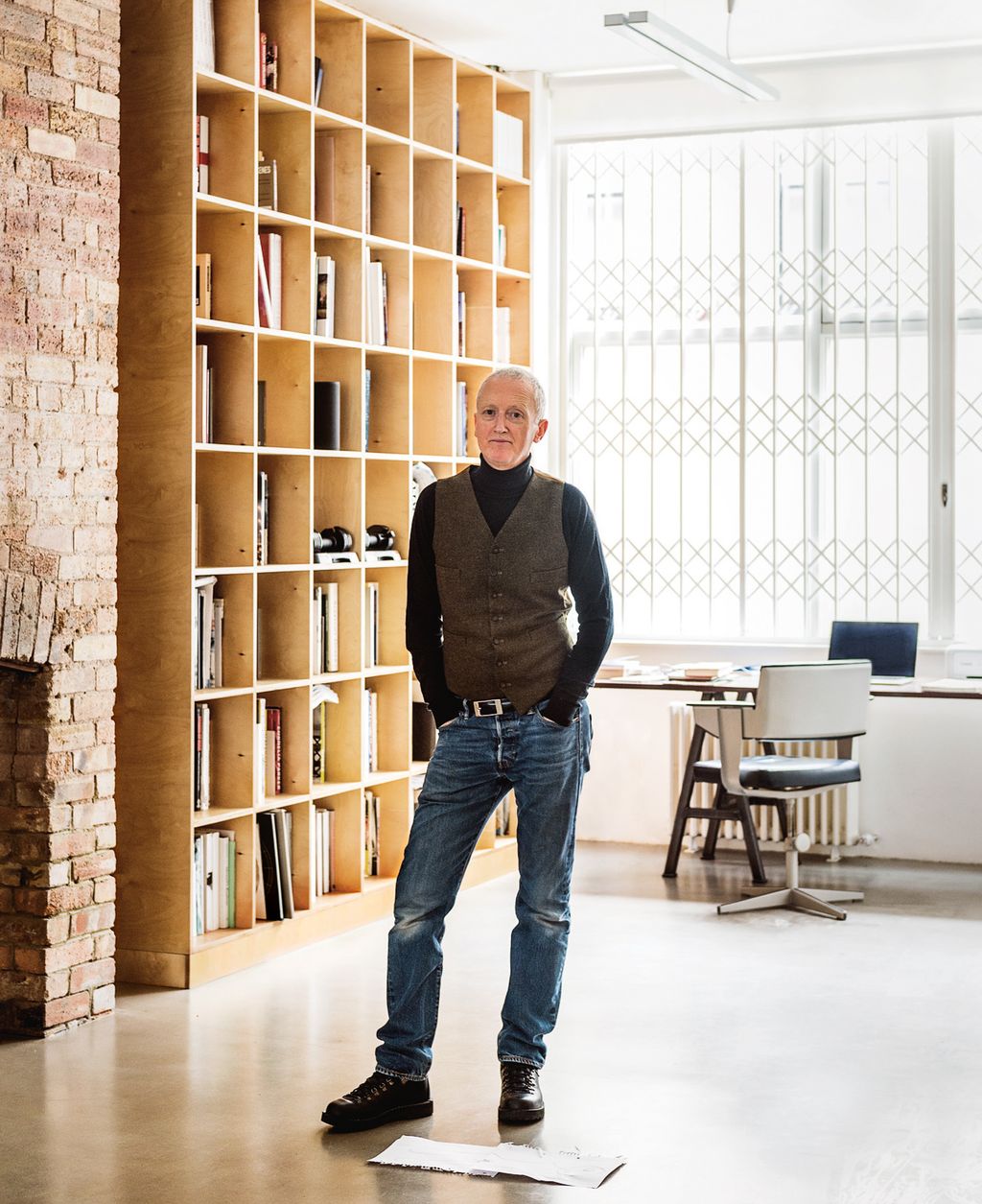 Michael in his studio.