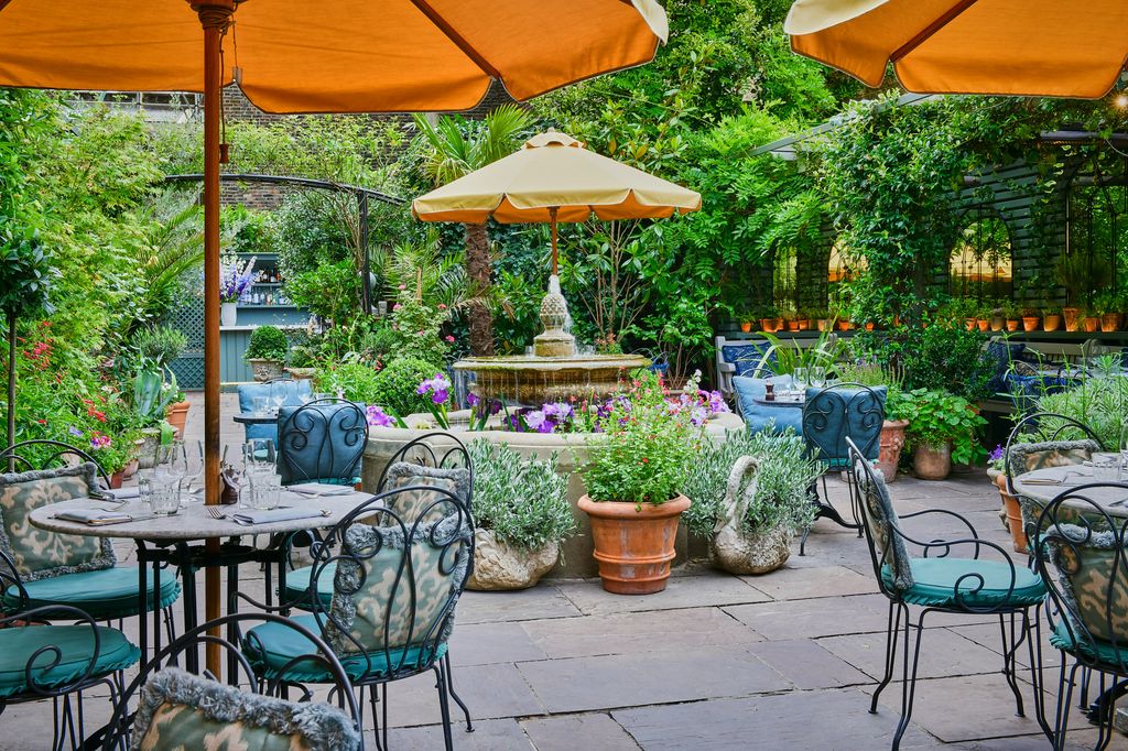 Outdoor drinking in London The Ivy Chelsea Garden