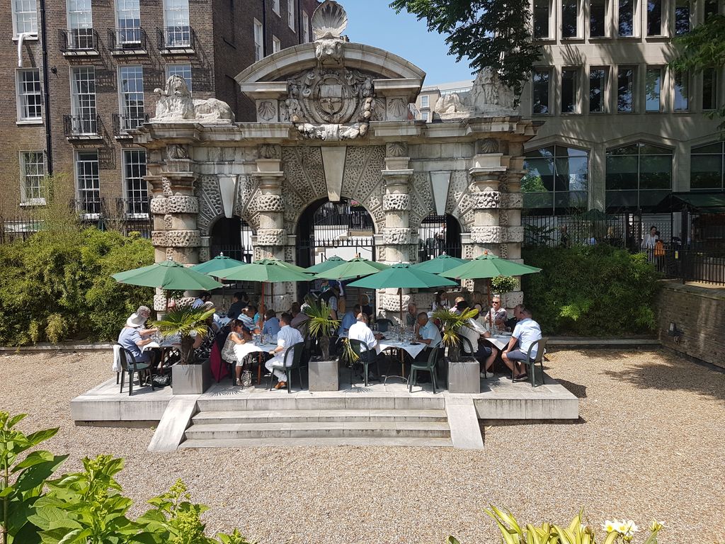 Outdoor drinking in London Gordon's Wine Bar