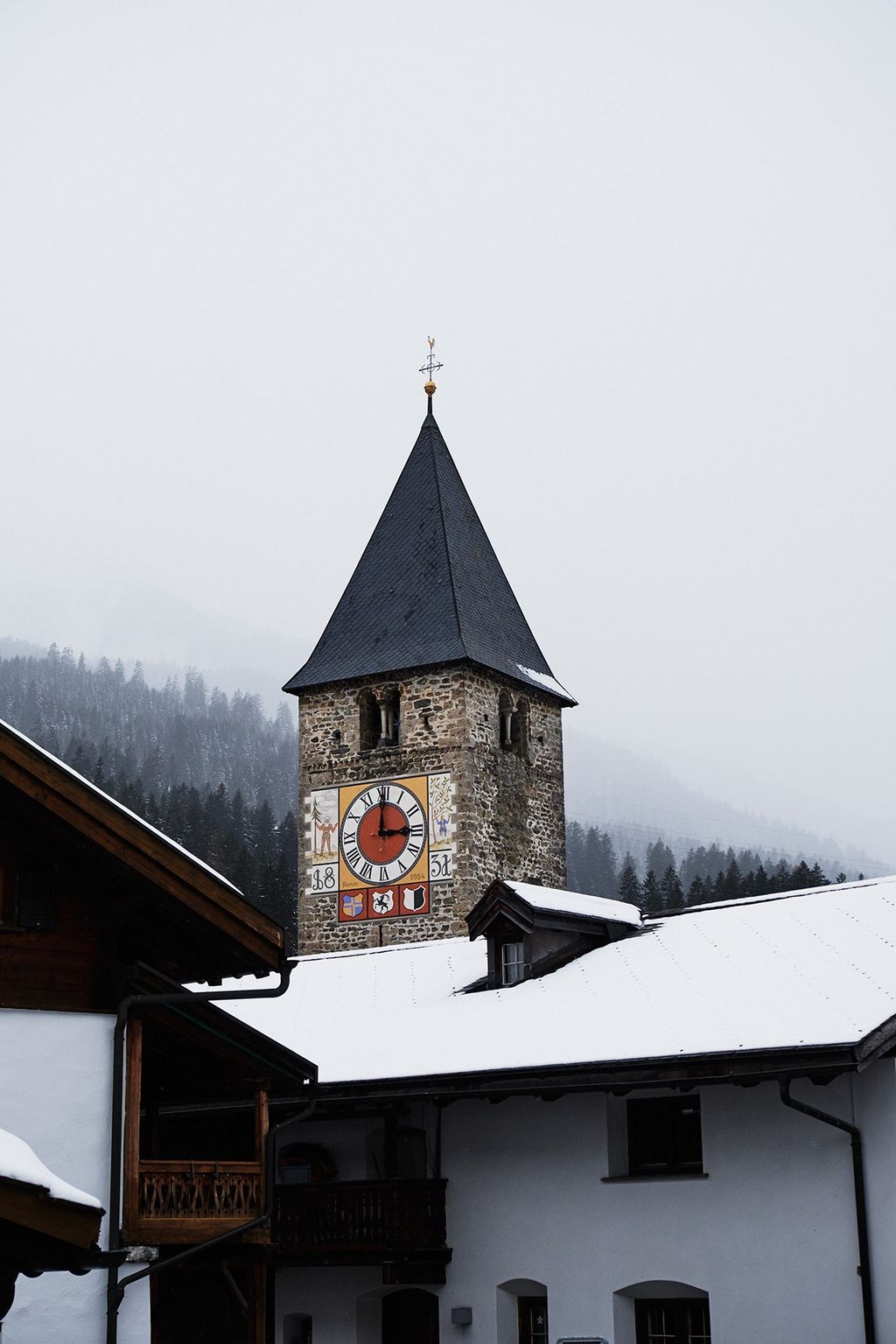 Image may contain Building Architecture Tower Clock Tower Steeple and Spire