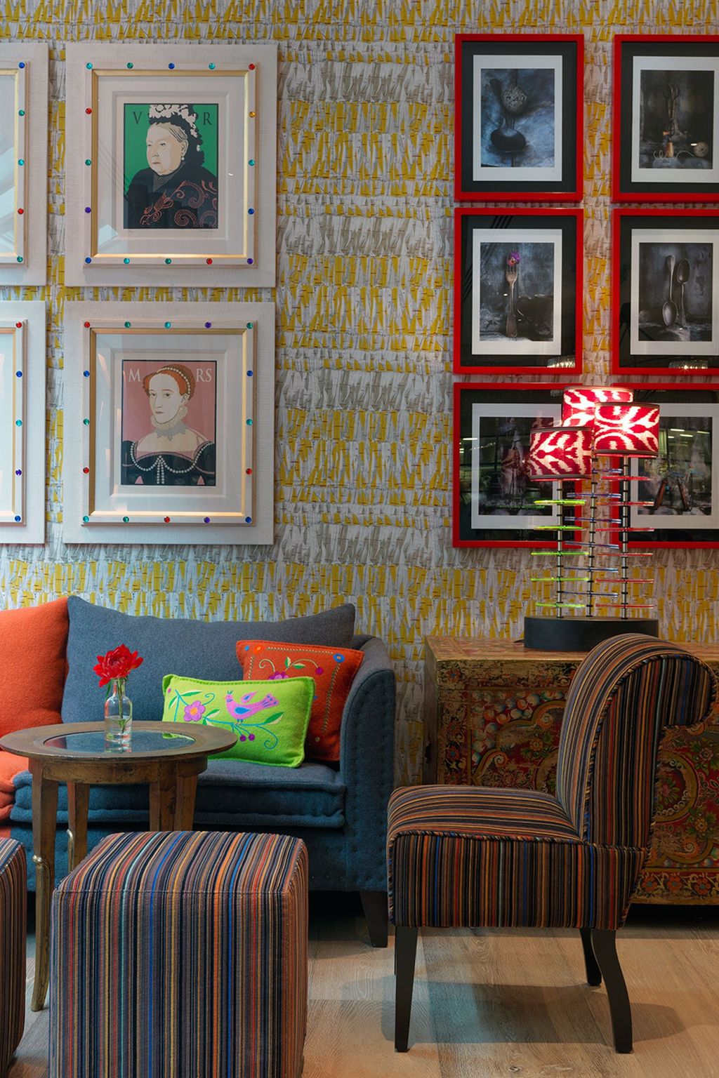 'Art is a very important part of the hotel designs. Tim and I both use work by living artists and would much rather have...