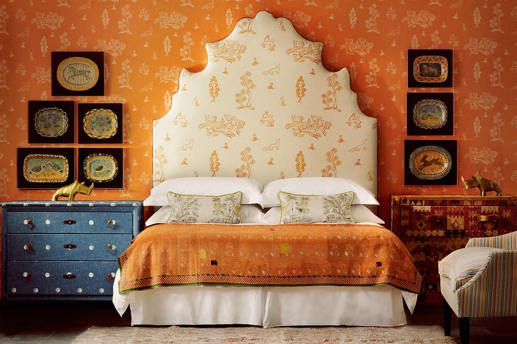 Image may contain Indoors Room Bedroom Furniture Interior Design Home Decor and Bed