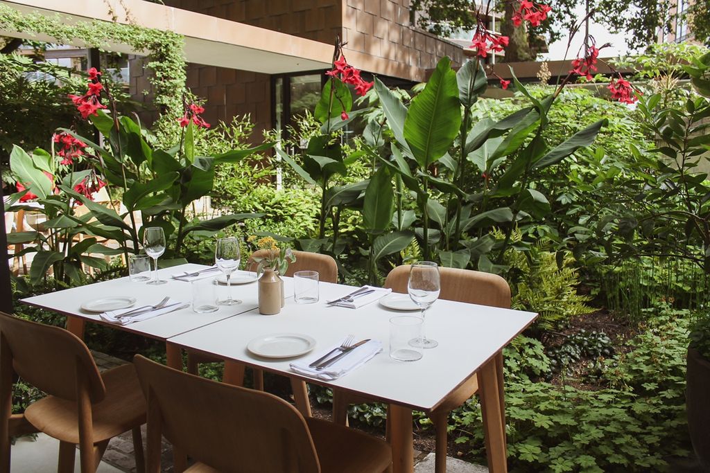 Image may contain Furniture Chair Table Dining Table Outdoors and Patio