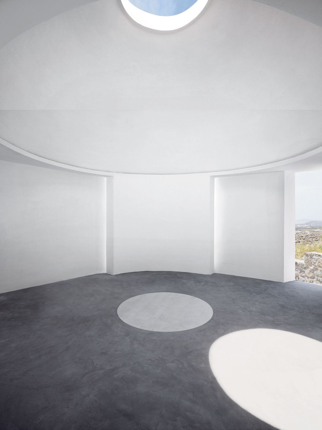 Chapel on Mykonos designed by David Roy of James Gorst Architects