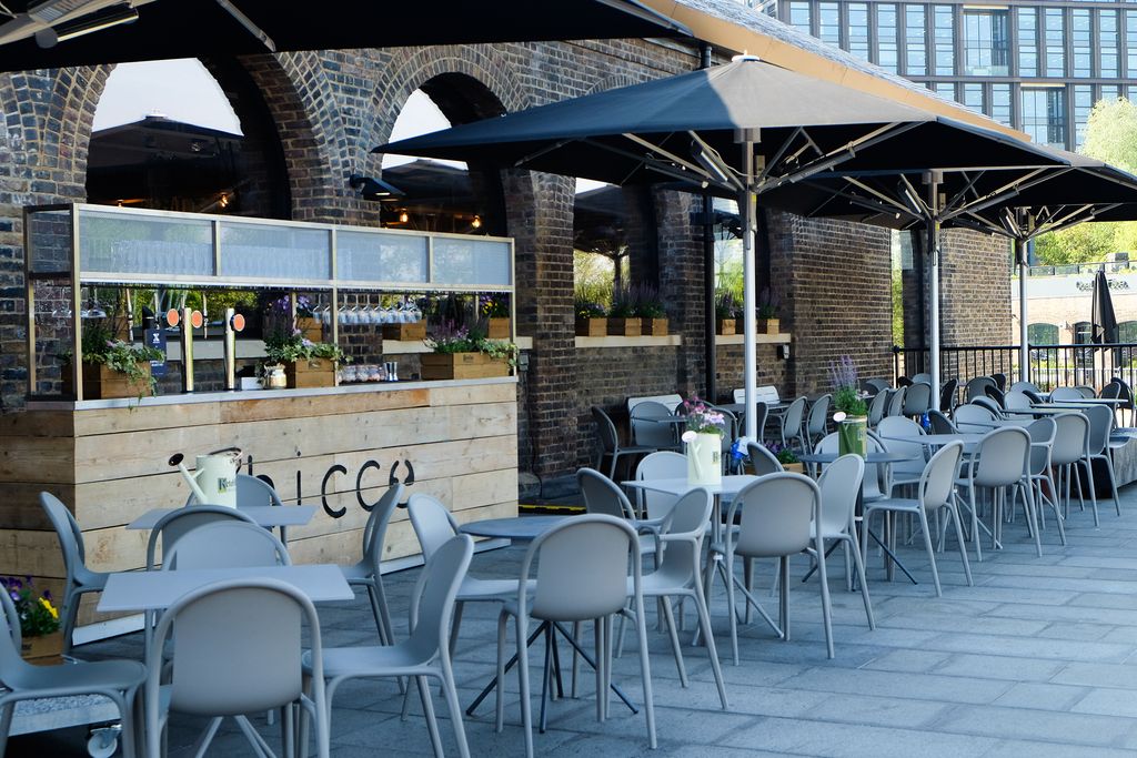 Great British Menu winner Pip Lacey runs Hicce in Coal Drops Yard Kings Cross offering a seasonal menu with sharing...
