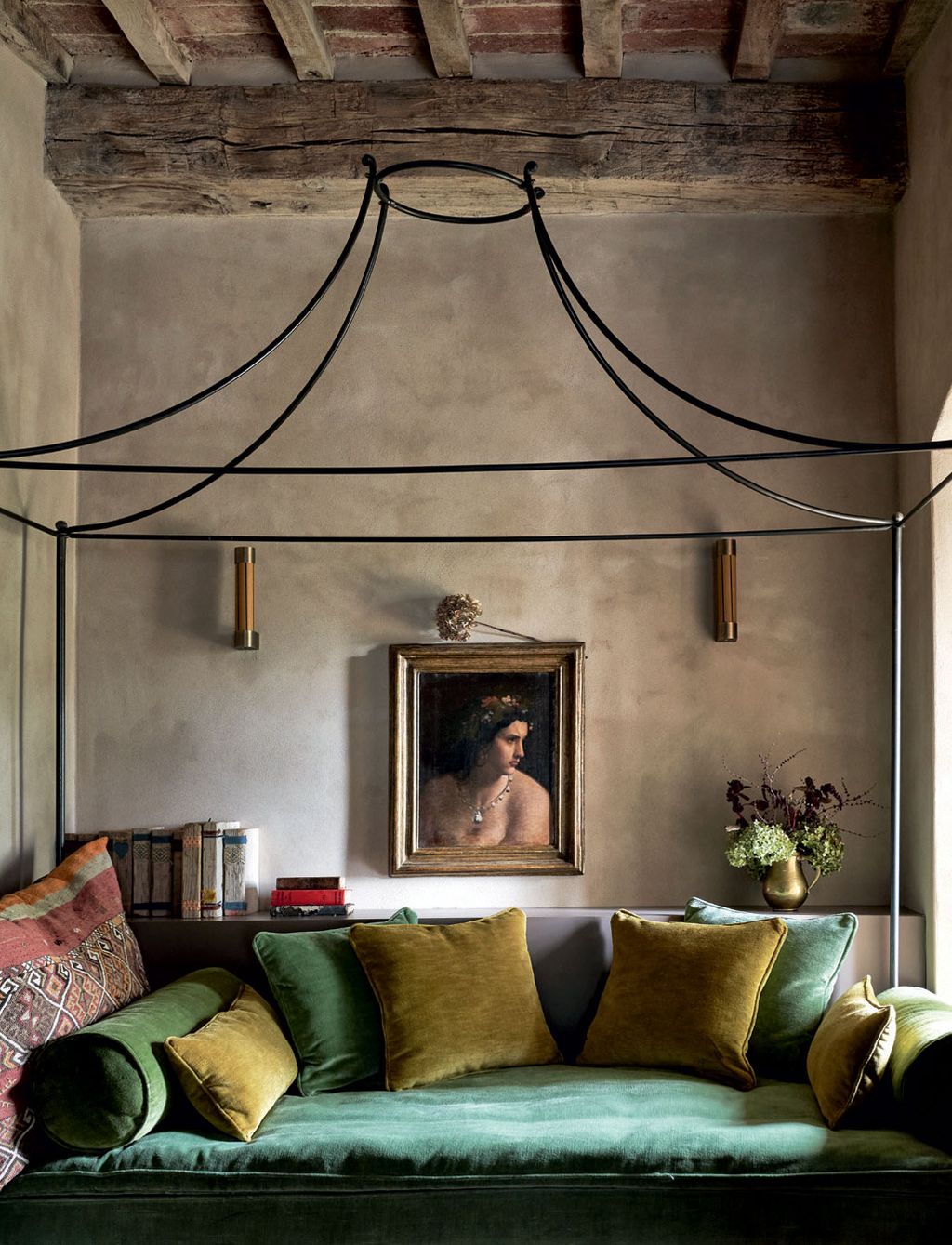 Image may contain Couch Furniture Living Room Indoors Room Cushion Human and Person