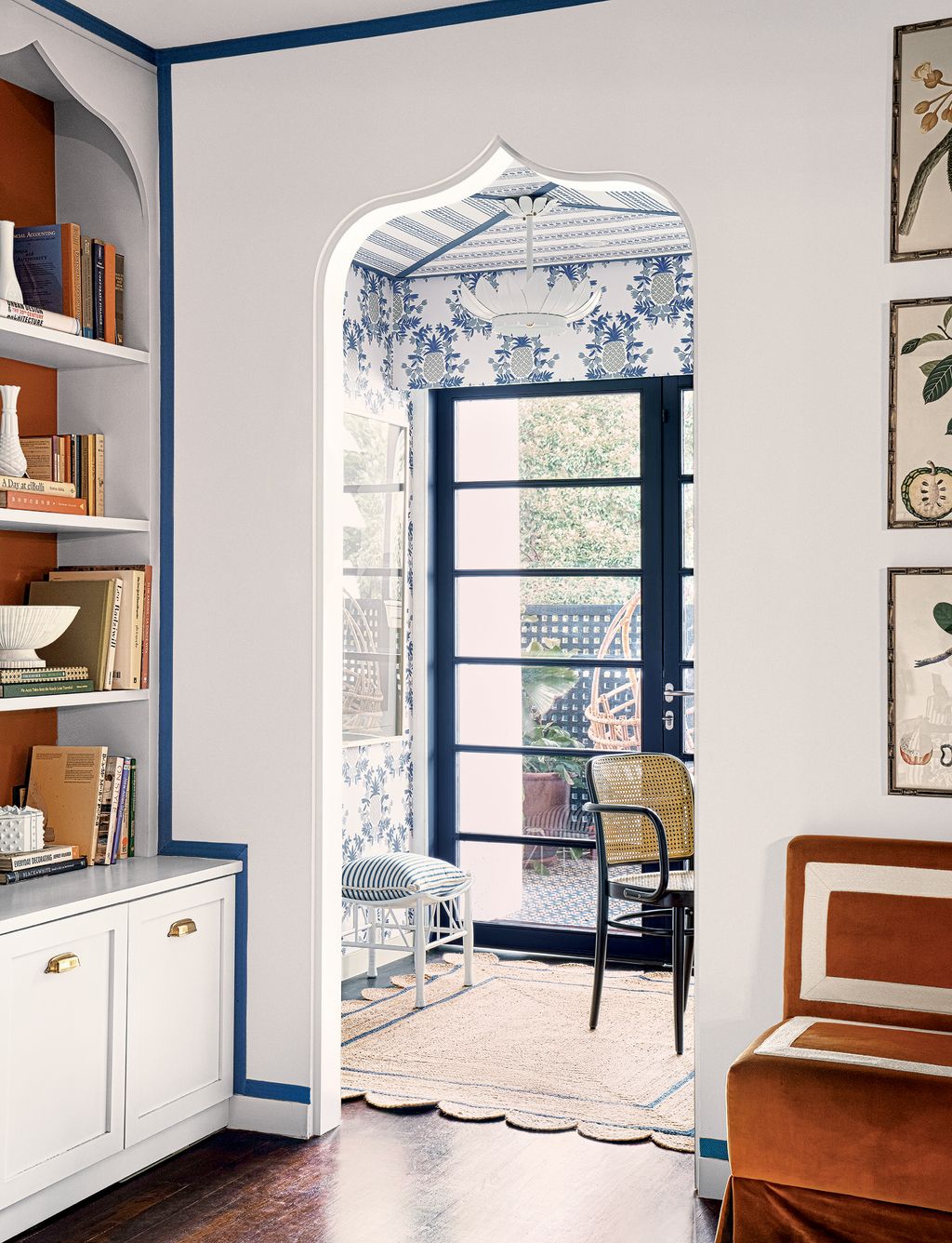 Image may contain Furniture Chair Shelf and Bookcase