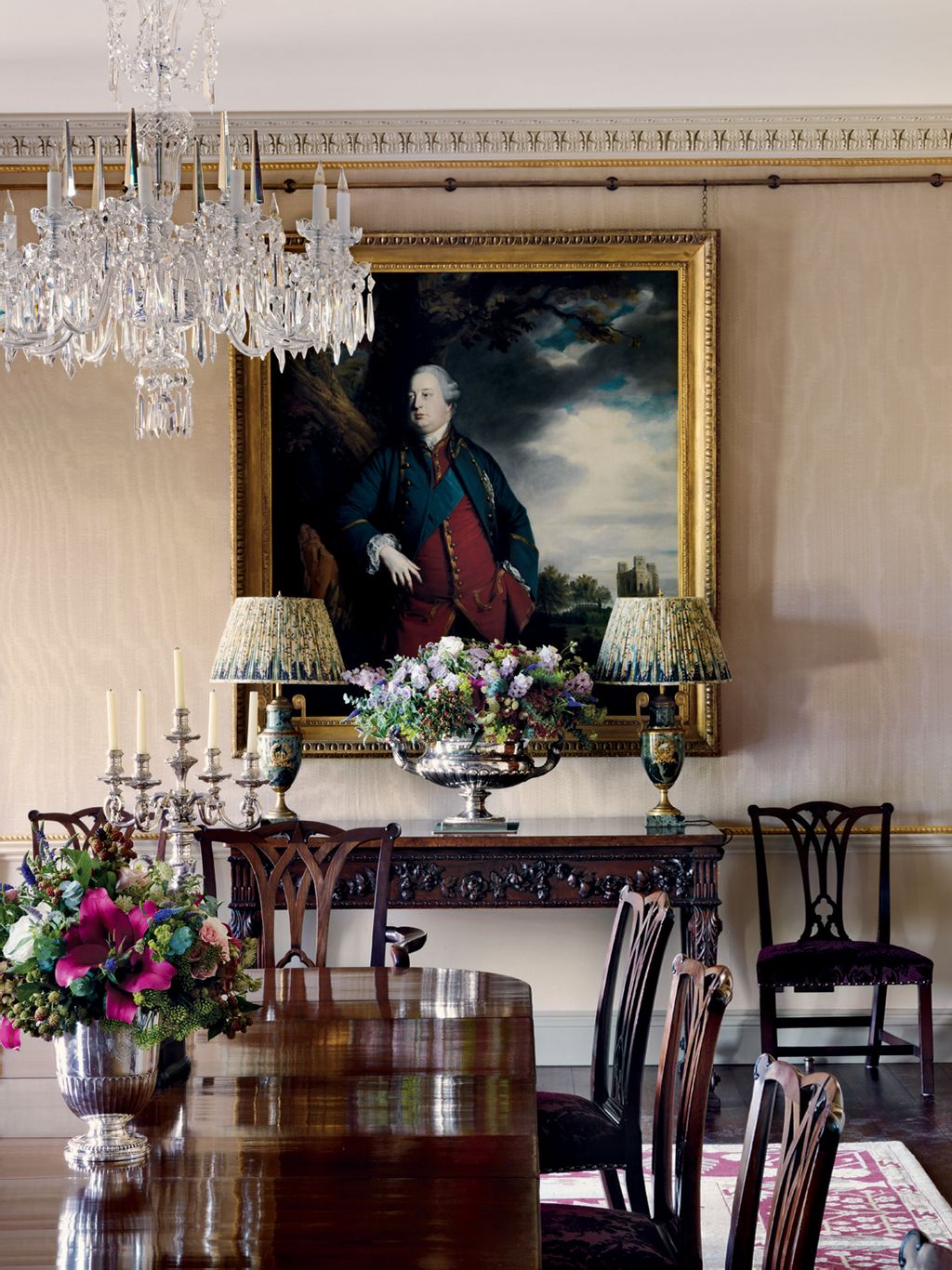 The silver is from the same period.