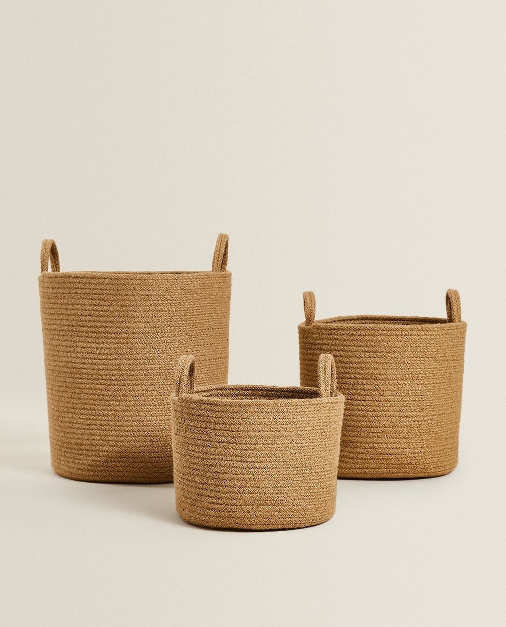 Jute Hampers with Handles from 19.99. buttongroup Shop now