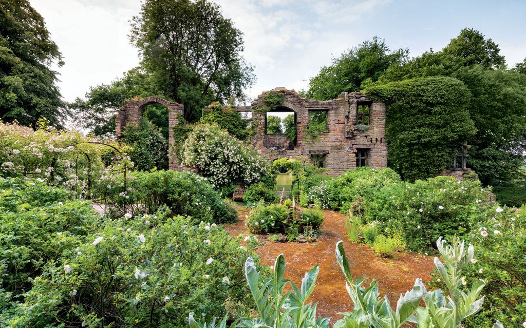 A garden in the ruins of a house once associated with the preRaphaelites and Edward BurneJones' ‘Legend of the Briar...