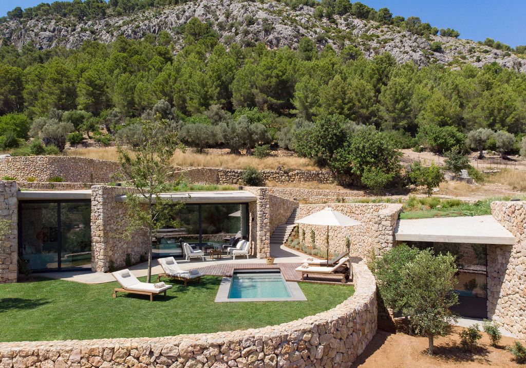 Image may contain Housing Building Villa House Patio Human Person Furniture and Bench