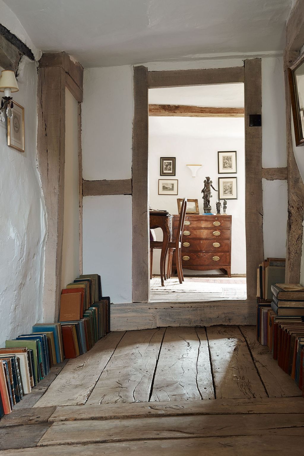 In Harriet Anstruther's Sussex farmhouse her grandmother's books line the landing to a spare room  a loweffort idea for...