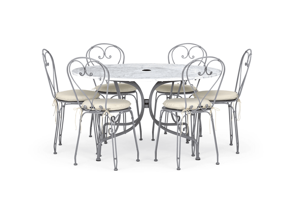 Image may contain Furniture Table Dining Table and Chair