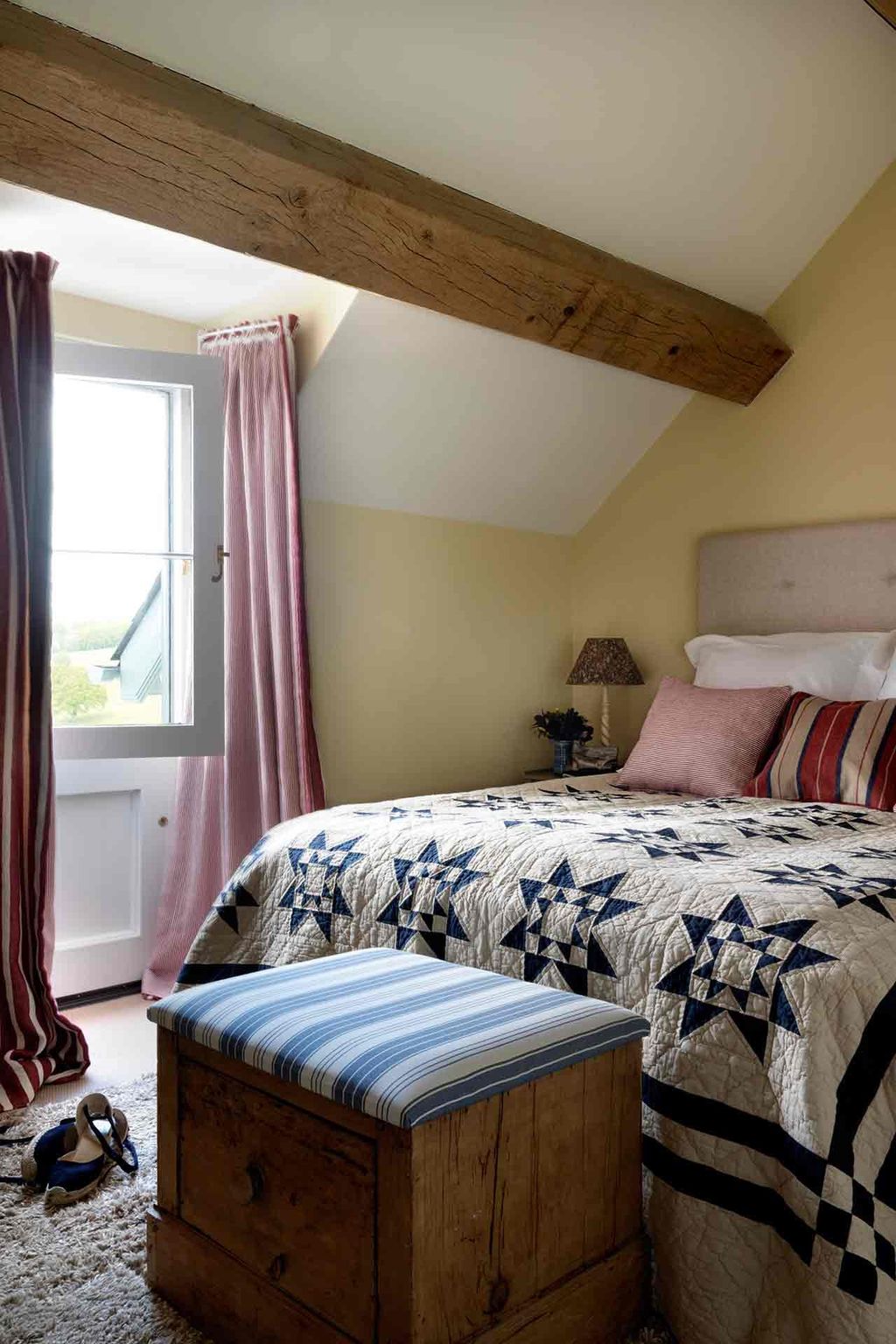 Attic Bedroom with Chest Storage | Small Space Design Ideas