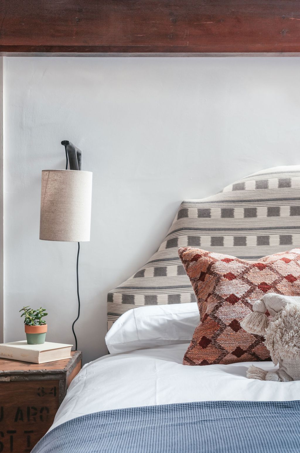 Image may contain Cushion Pillow Furniture Bed Room Bedroom Indoors Living Room and Interior Design