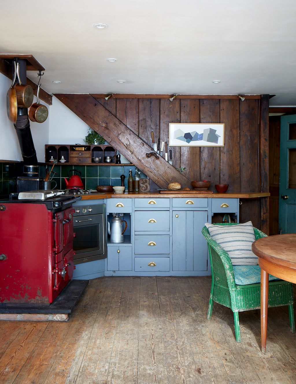 Image may contain Wood Plywood Furniture Indoors Room Chair Hardwood Flooring and Kitchen