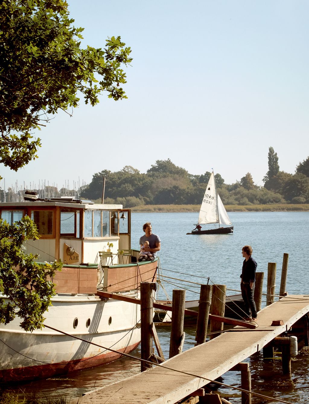 Image may contain Vehicle Transportation Boat Human Person Vessel Watercraft Water Waterfront Dock Port and Pier