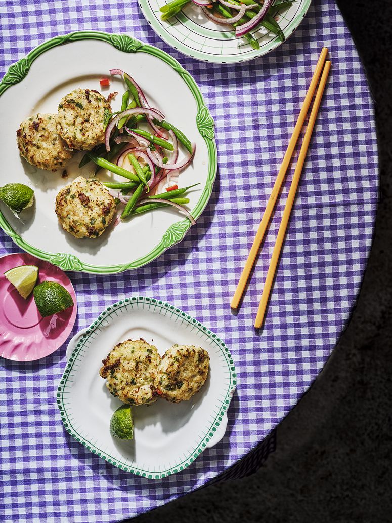Falafel mezze spread