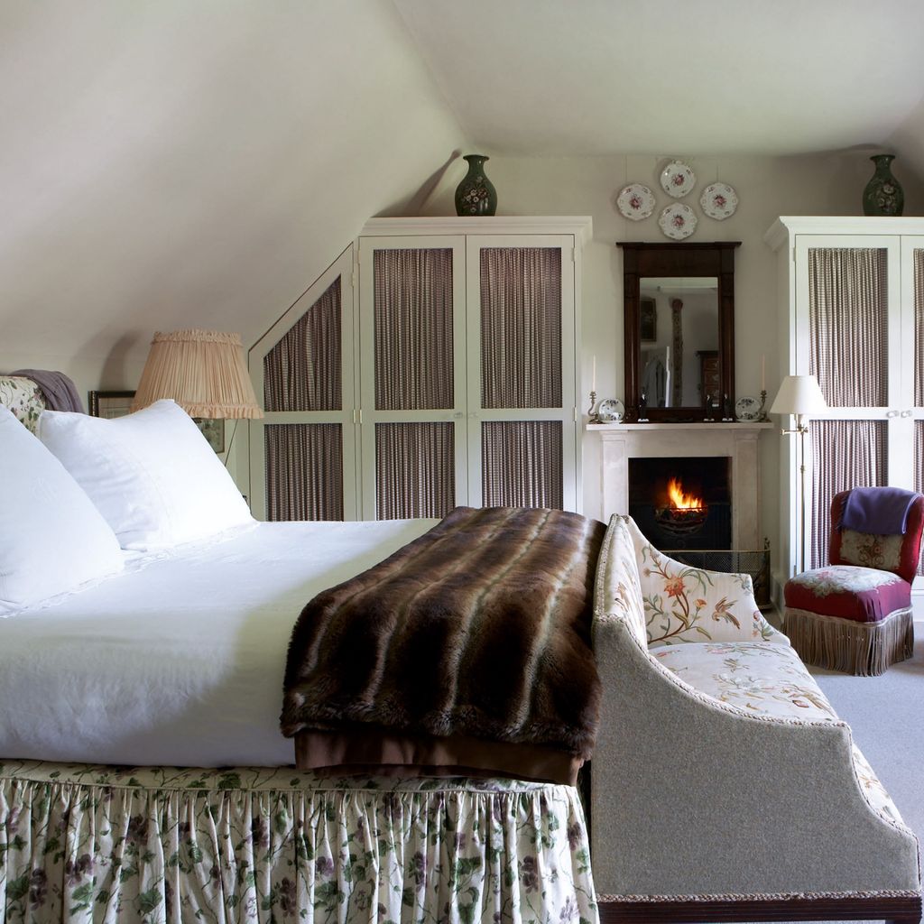 Image may contain Indoors Interior Design Room Bedroom Living Room Housing Building Furniture Loft and Bed