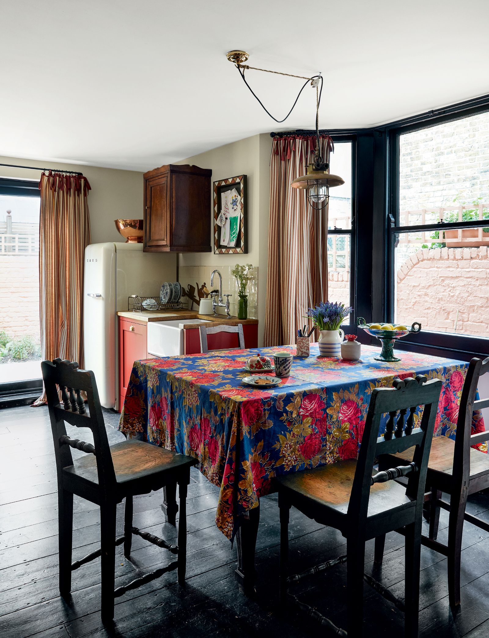 The kitchen of Alexandra Tolstoy's London house.