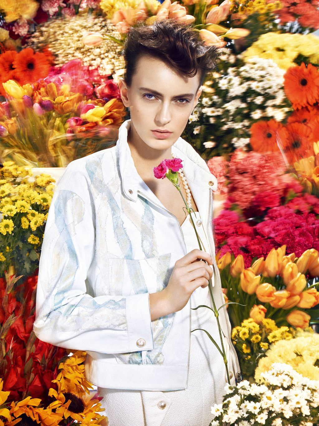 Image may contain Plant Flower Blossom Flower Bouquet Human Flower Arrangement Person and Faith Logan