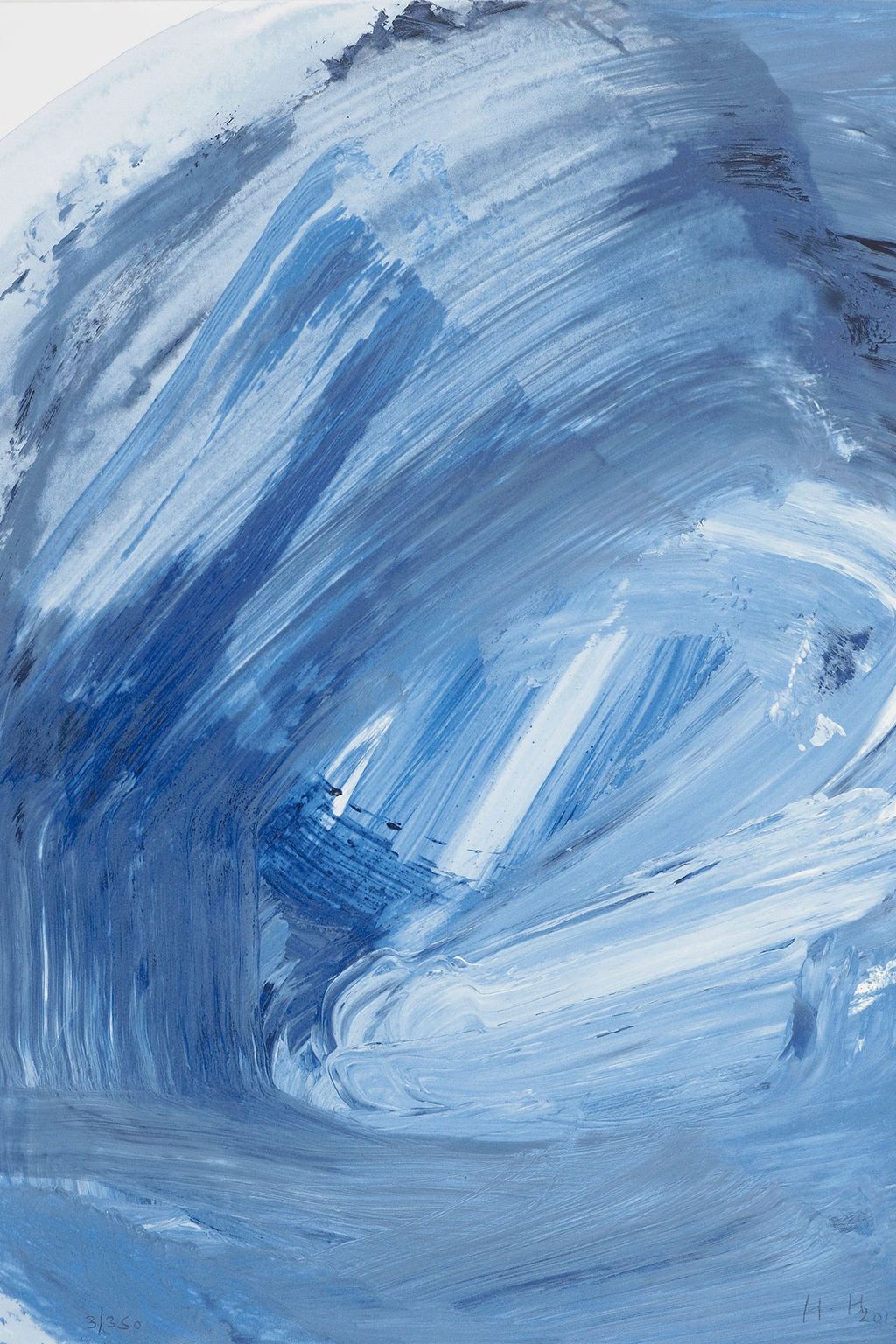 Ice by Howard Hodgkin screen print edition of 350 76 x 60cm 1000 at Counter Editions. countereditions.com