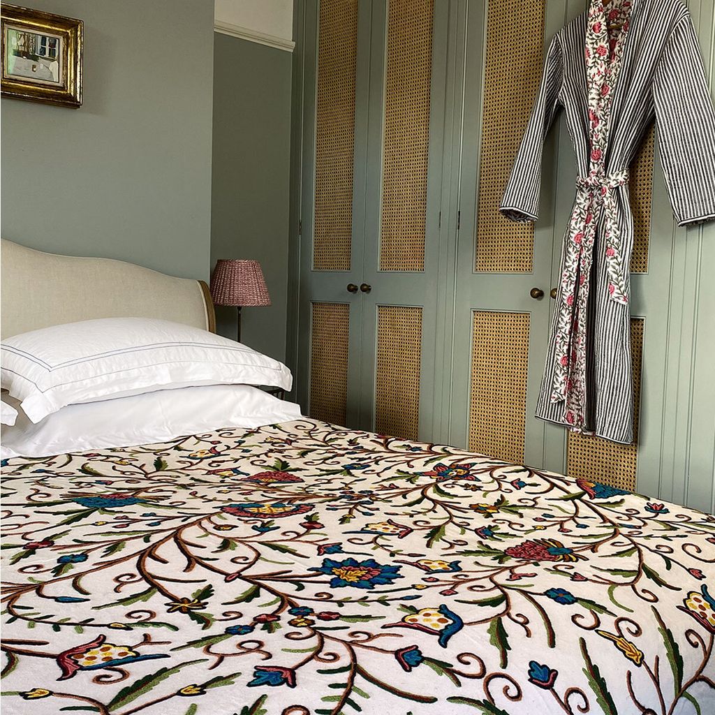 Image may contain Furniture Indoors Room Bedroom Interior Design and Bed