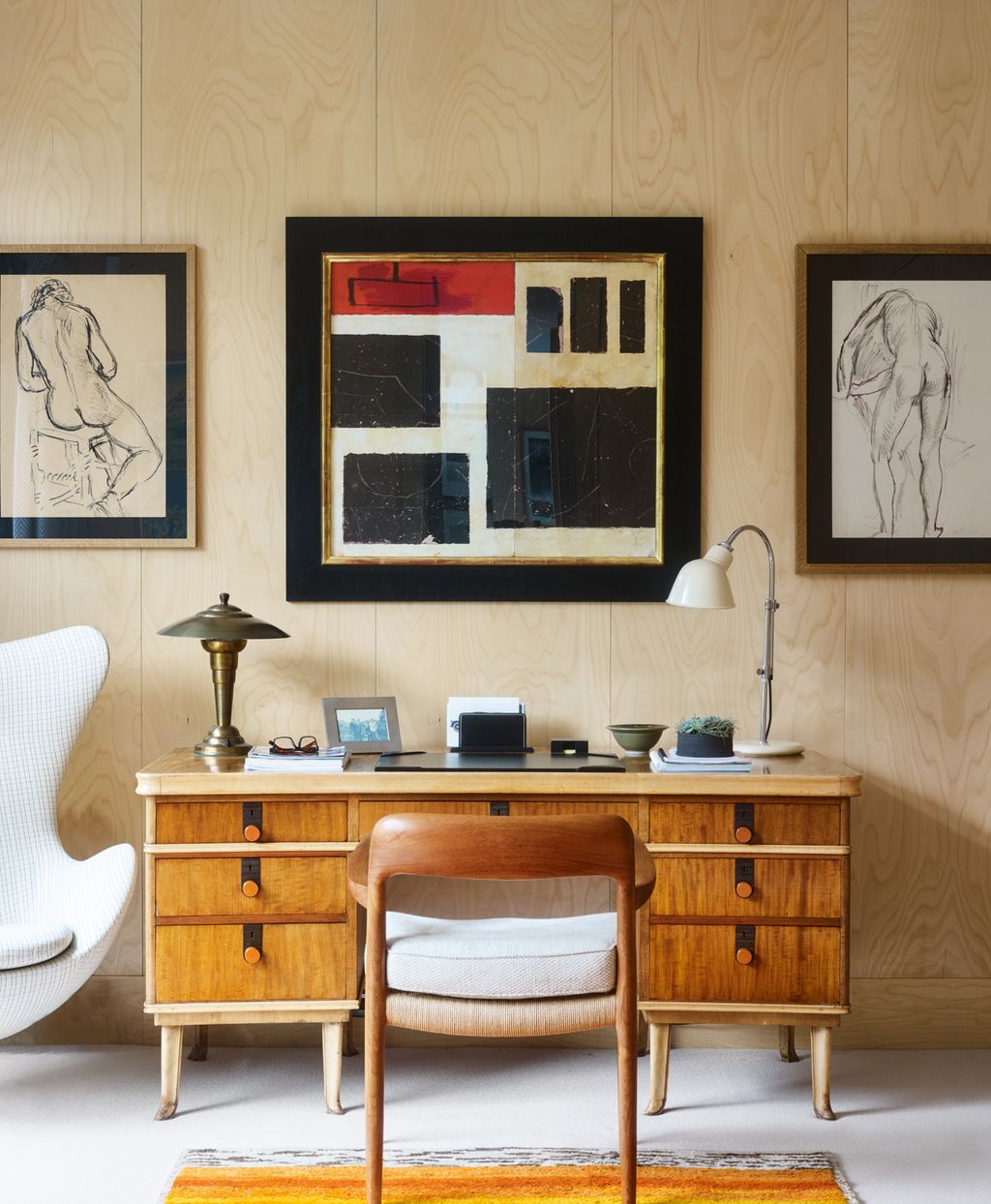 Image may contain Furniture Table Desk Sideboard and Wood