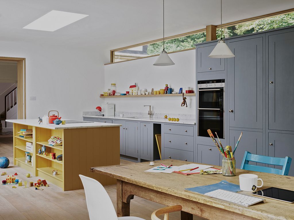 You can mix in a number of colours if you wish as you will potentially have the walls woodwork  ceiling to paint you may...