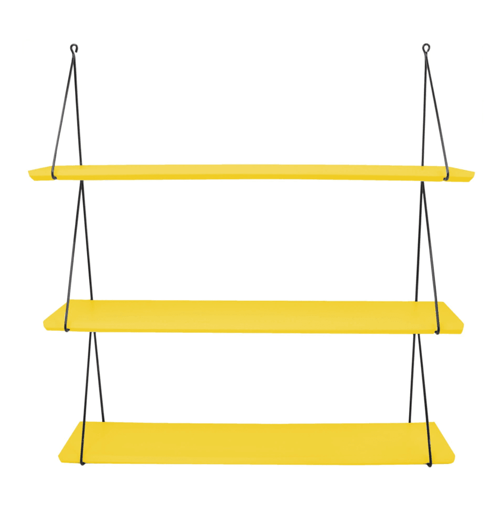 Babou Triple Shelf yellow 72.95 from Bobby Rabbit. These hanging shelves would bring such a wonderful pop of colour to...