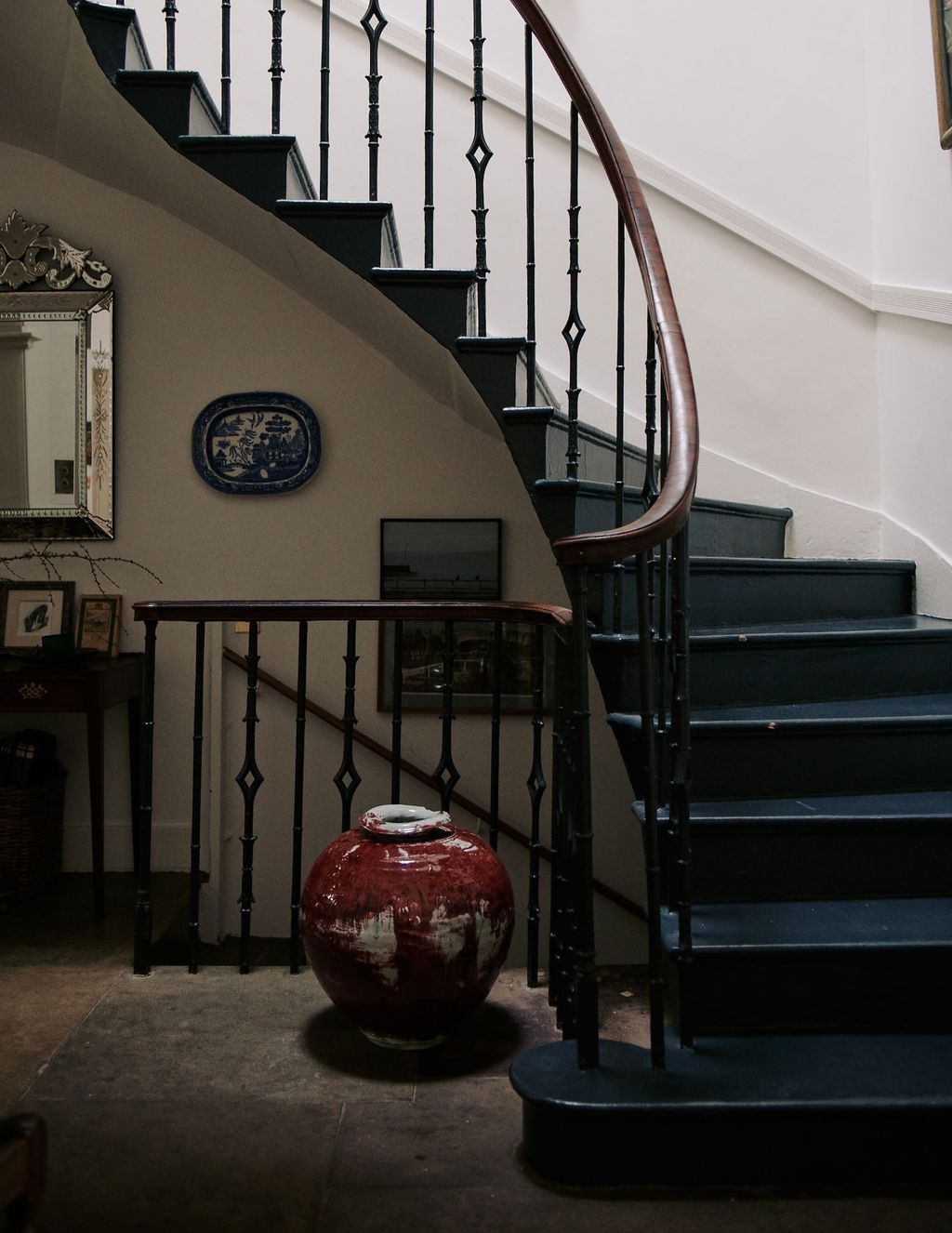 Image may contain Banister Handrail Staircase Interior Design and Indoors