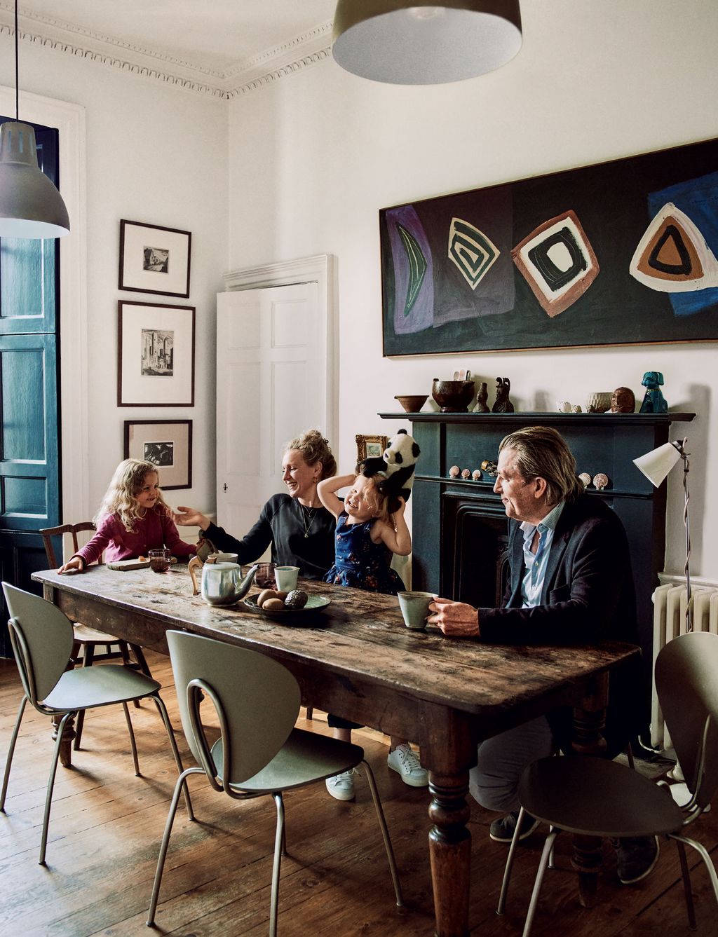 Image may contain Furniture Chair Restaurant Human Person Isabella Acres Cafeteria Wood Flooring Indoors and Room