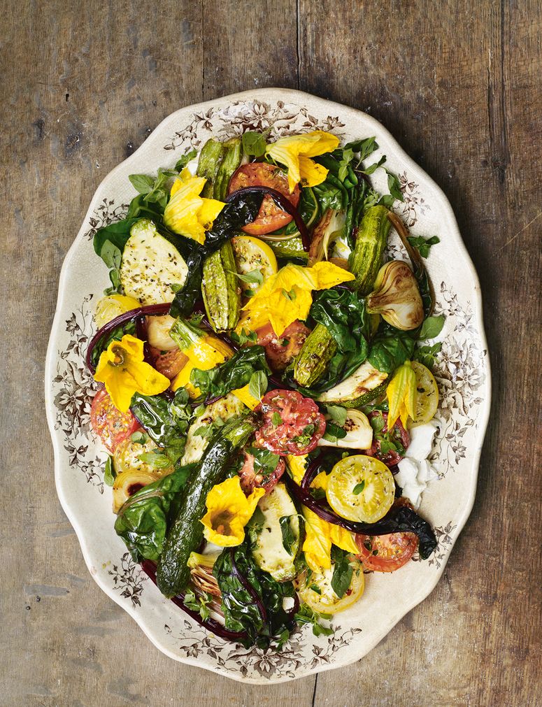 Image may contain Food Dish Meal Plant Platter Salad and Vegetable