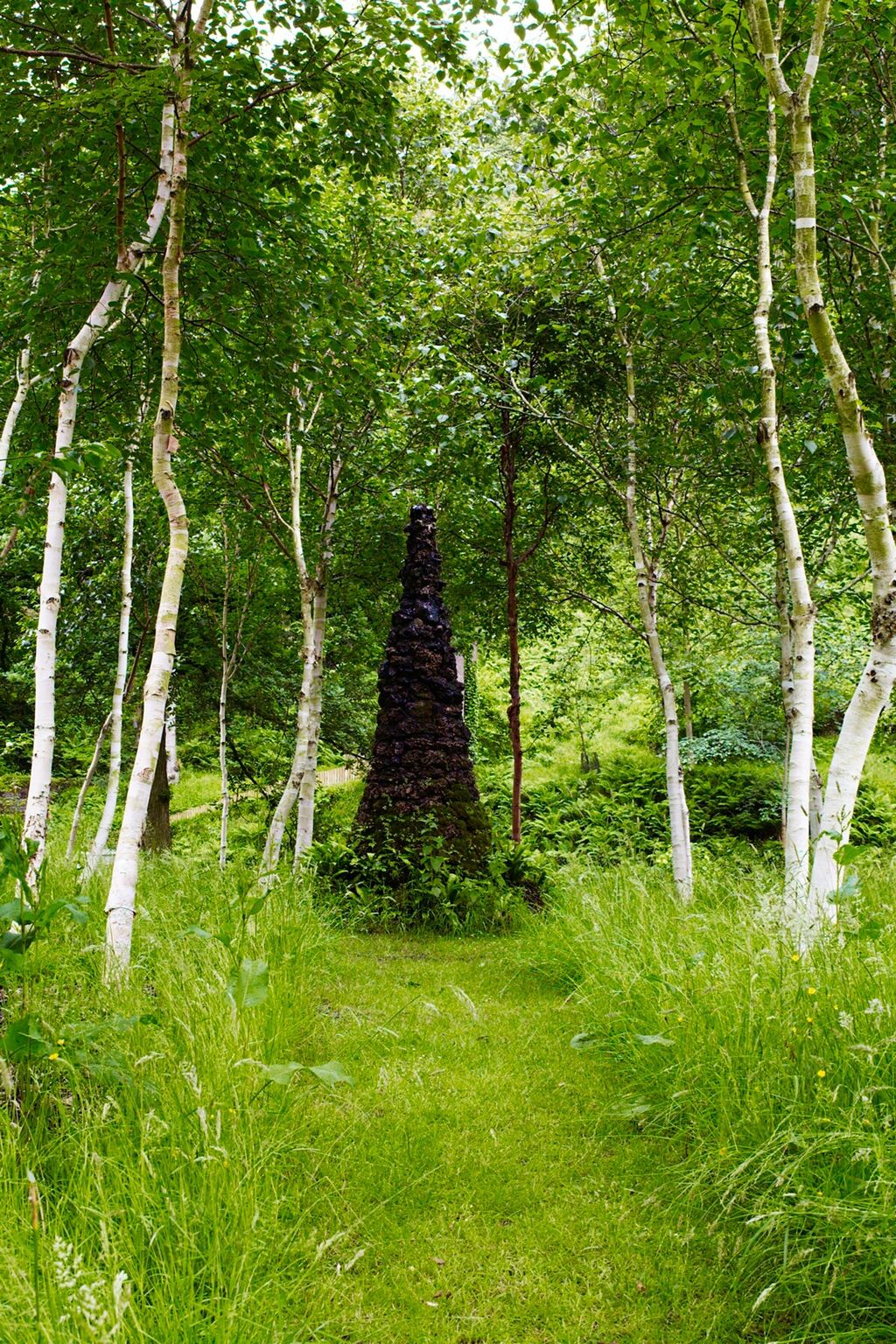 Trees Surround Sculpture The Garden of Designer Arabella LennoxBoyd | Designers' Gardens