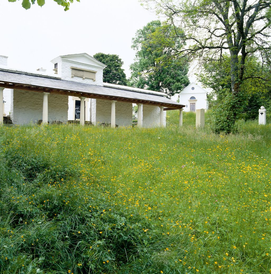 The Loggia and memorial grove.