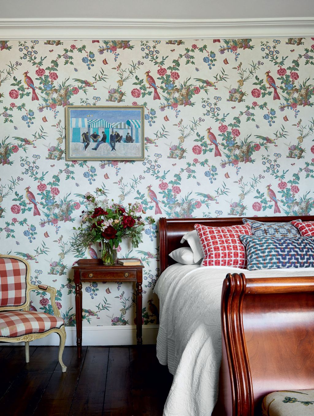 Image may contain Indoors Interior Design Plant Furniture Chair Home Decor Flower Blossom and Flower Arrangement