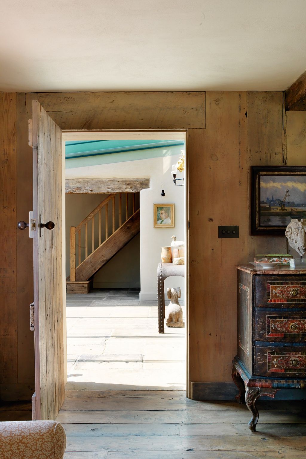 Image may contain Wood Furniture Interior Design Indoors Hardwood Flooring Floor and Cabinet