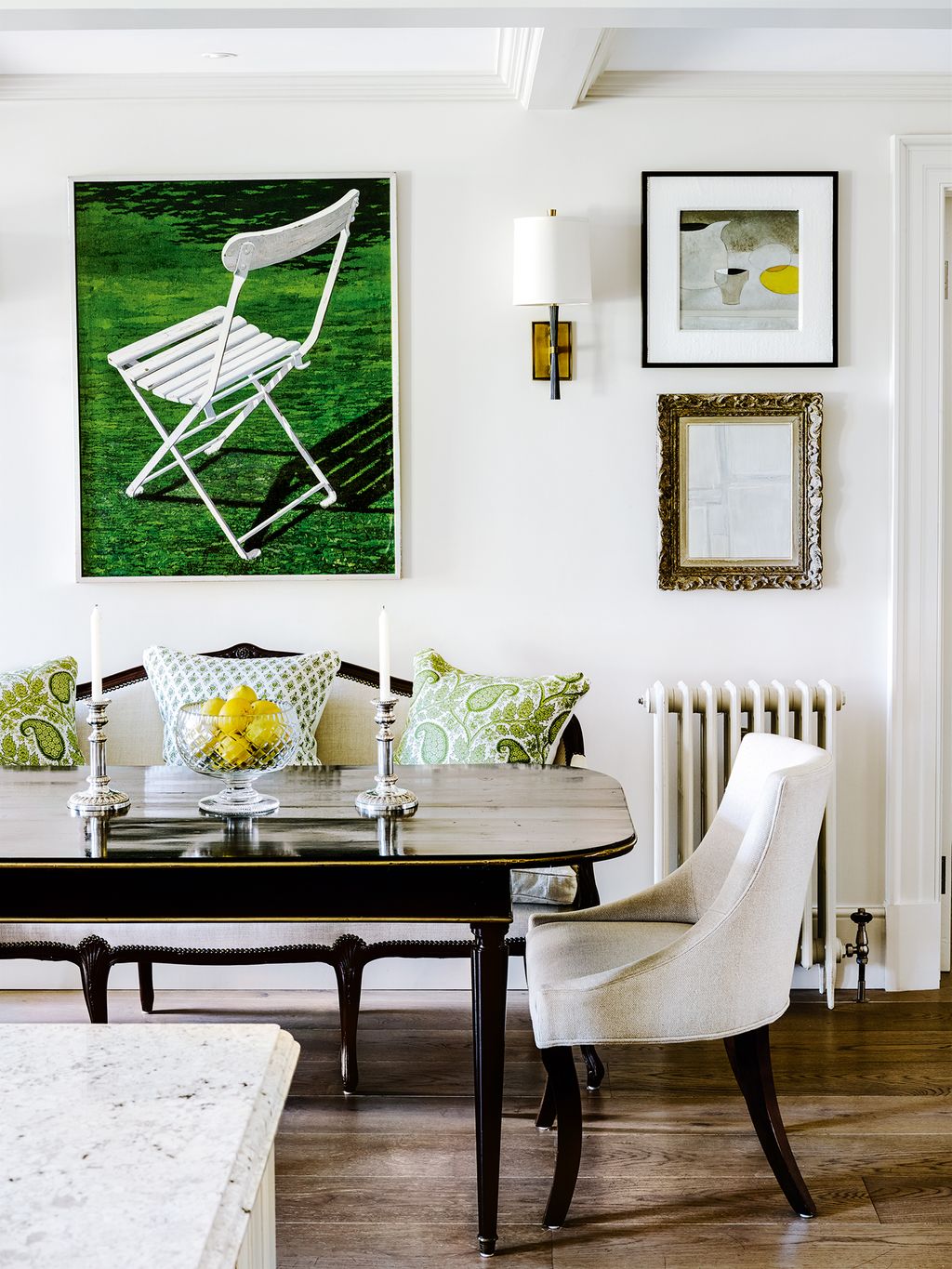 Image may contain Furniture Chair Table Coffee Table Living Room Room Indoors Cushion Pillow Grass and Plant