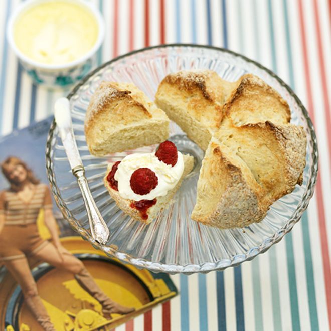 Image may contain Human Person Food Dessert Dish Meal Bread Confectionery and Sweets