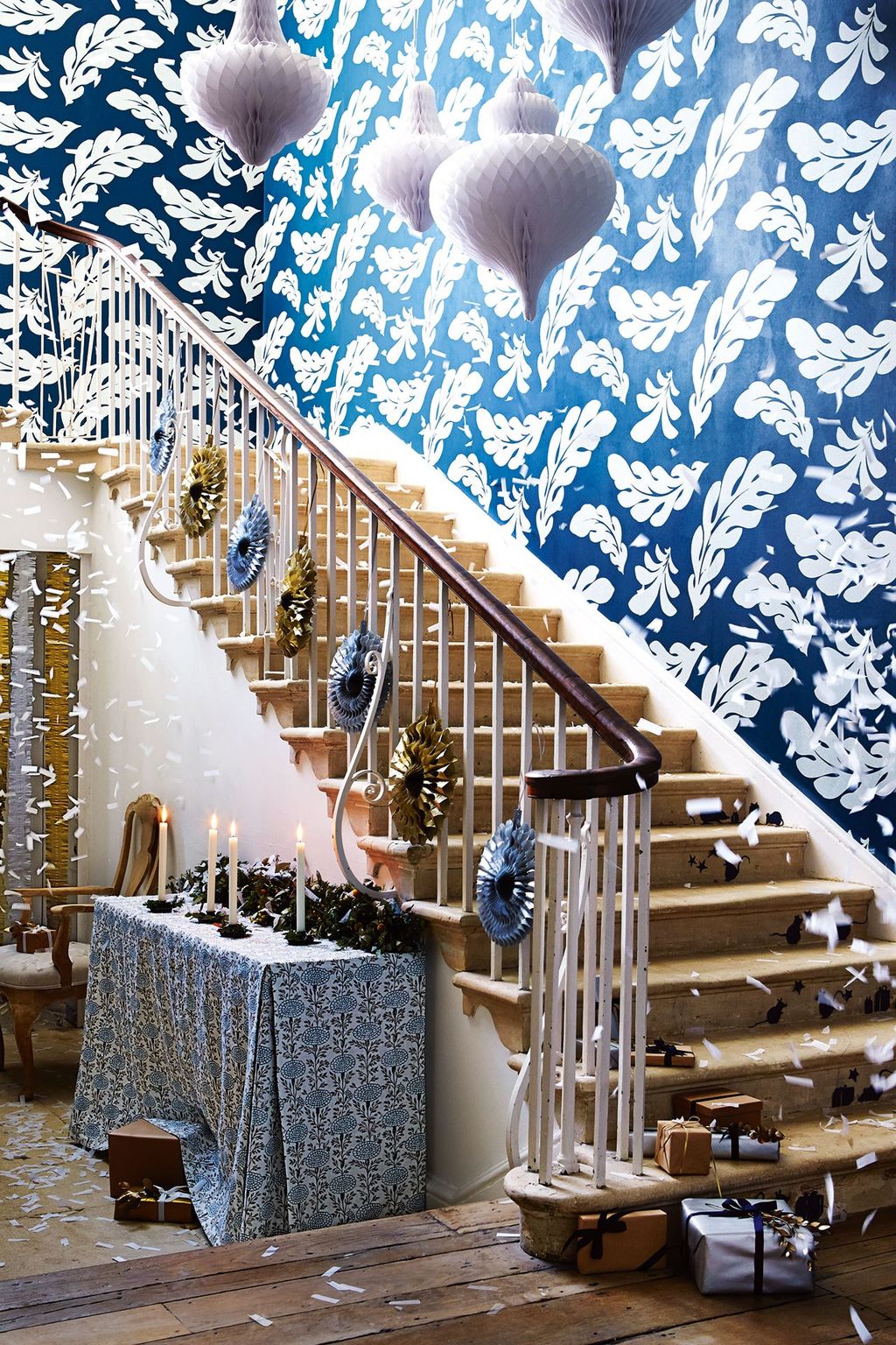 Image may contain Banister Handrail Staircase Interior Design and Indoors