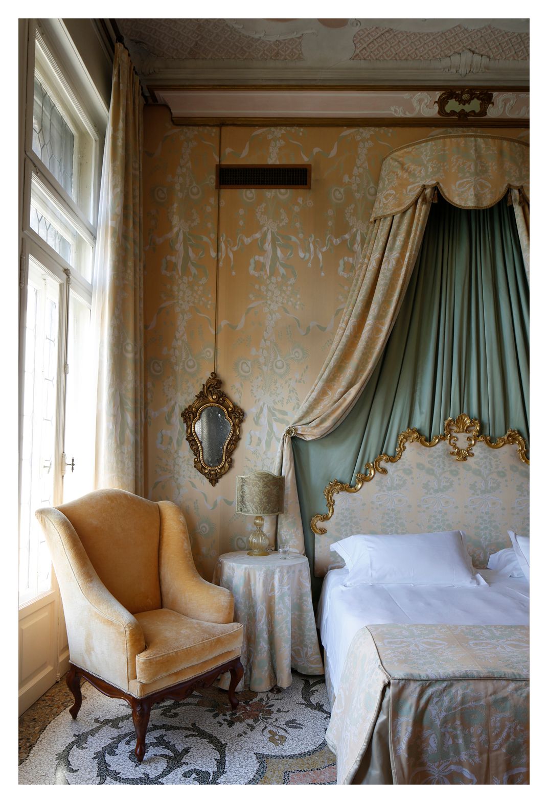 Image may contain Furniture Interior Design Indoors Bed Room Bedroom and Living Room