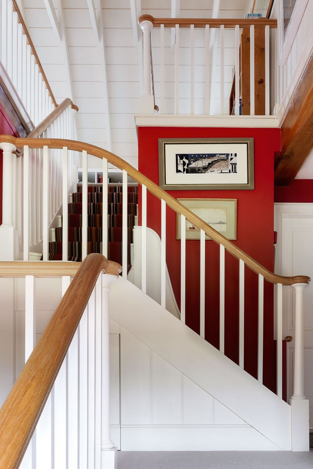 Staircase | Sussex newbuild farm | Real Home Interiors Inspiration