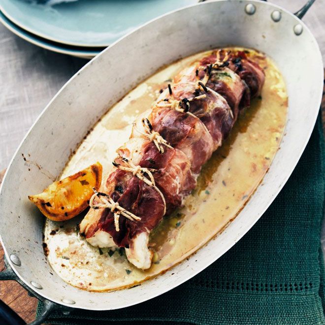 Monkfish Wrapped in Parma Ham Recipe  Healthy  Easy