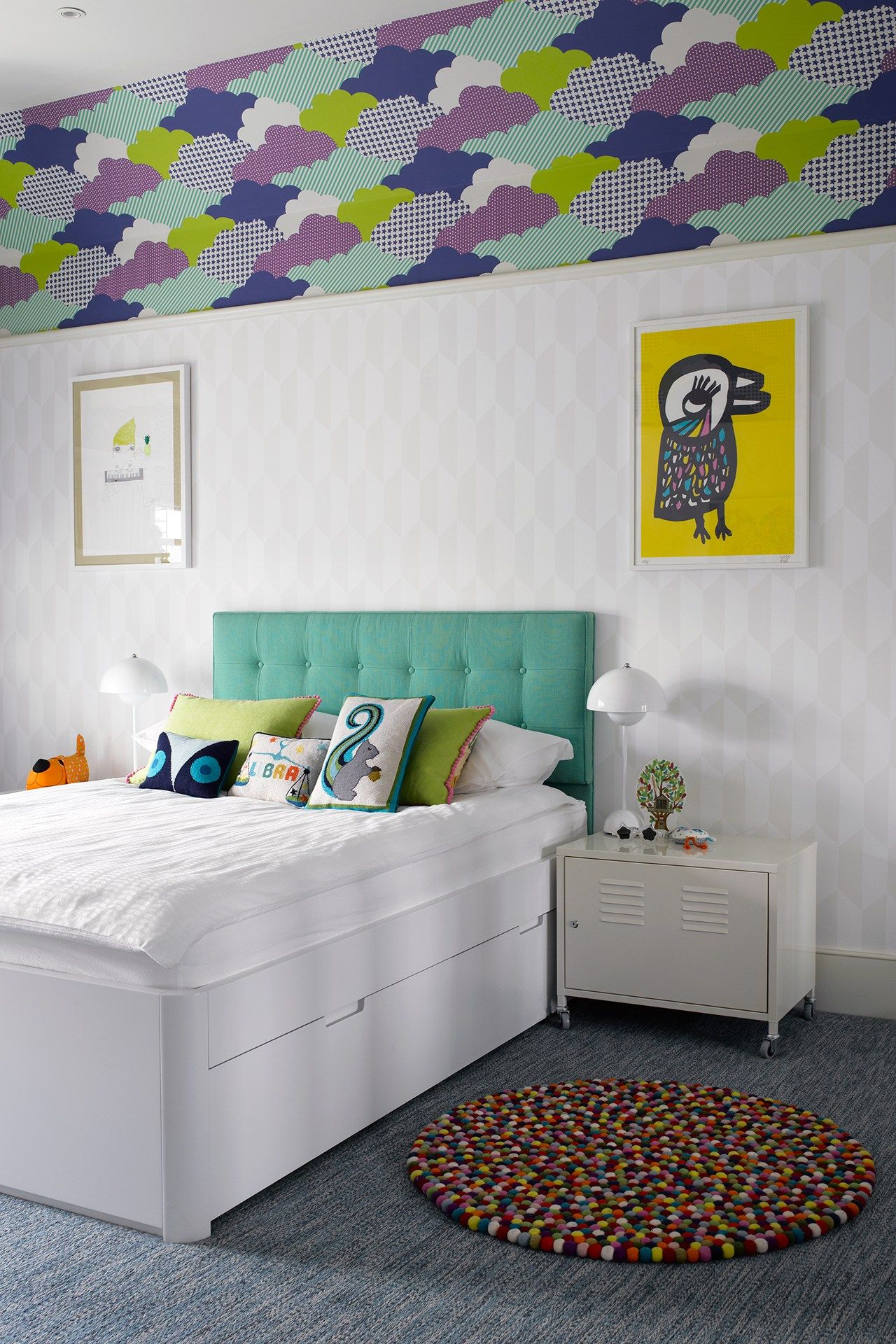 Image may contain Indoors Room Bedroom Rug and Furniture