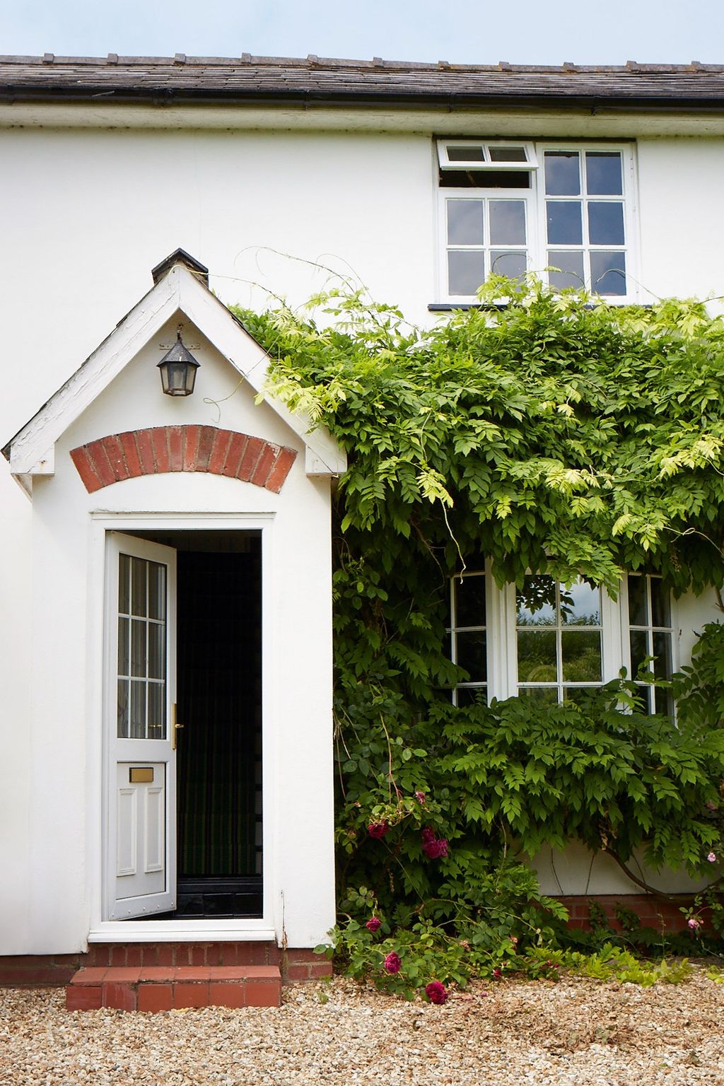 Sarah decided never to use the front door so that all activity is centered around the kitchen the garden and another...