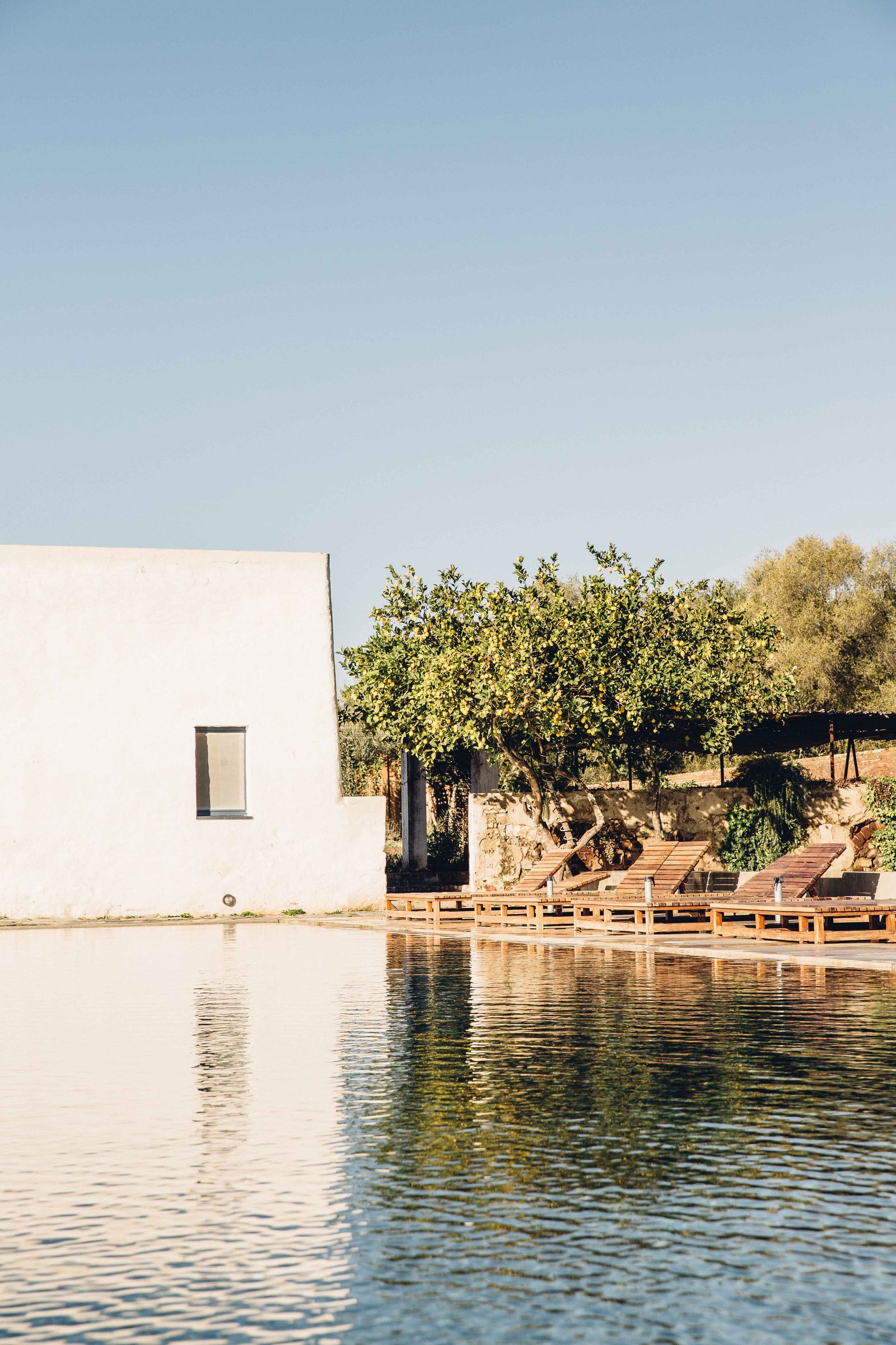 The pool at Sao Lourenco de Barrocal