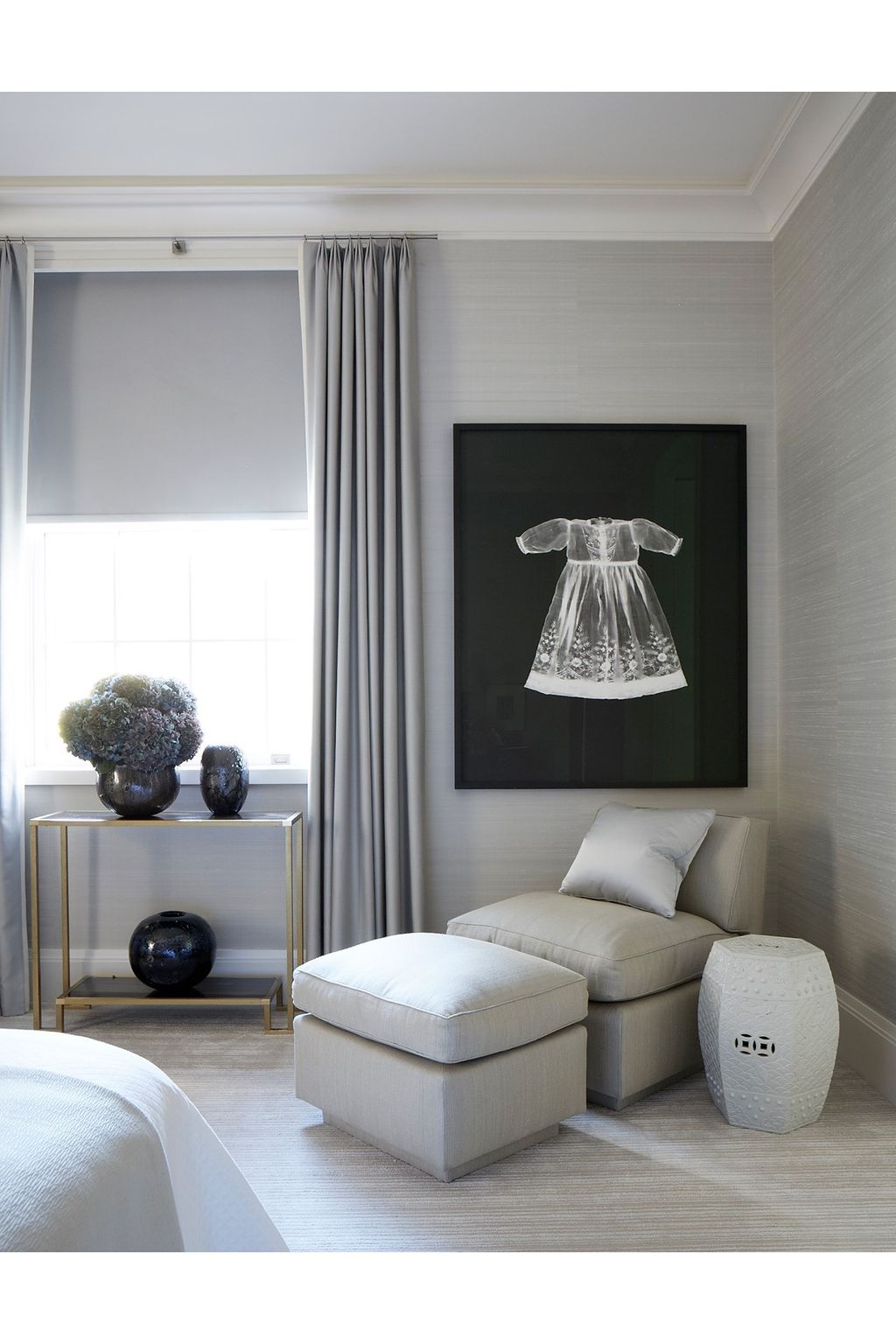 Bedroom Seating  Modern Park Avenue Apartment | Real Homes